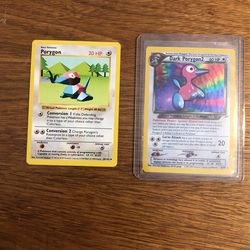 Porygon Pokémon Cards Holo Swirl/Shadowless