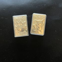 23K gold plated Pokémon Cards