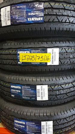 LT 225/75/16 All New Tires on Sale. Free Installation