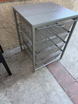 Metal Mesh Drawer Storage Unit