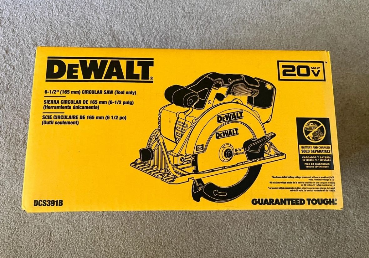 Dewalt 6-1/2 corcular saw tool only