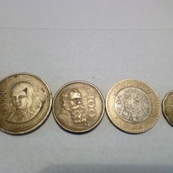 Mexican Coins Good Condition 
