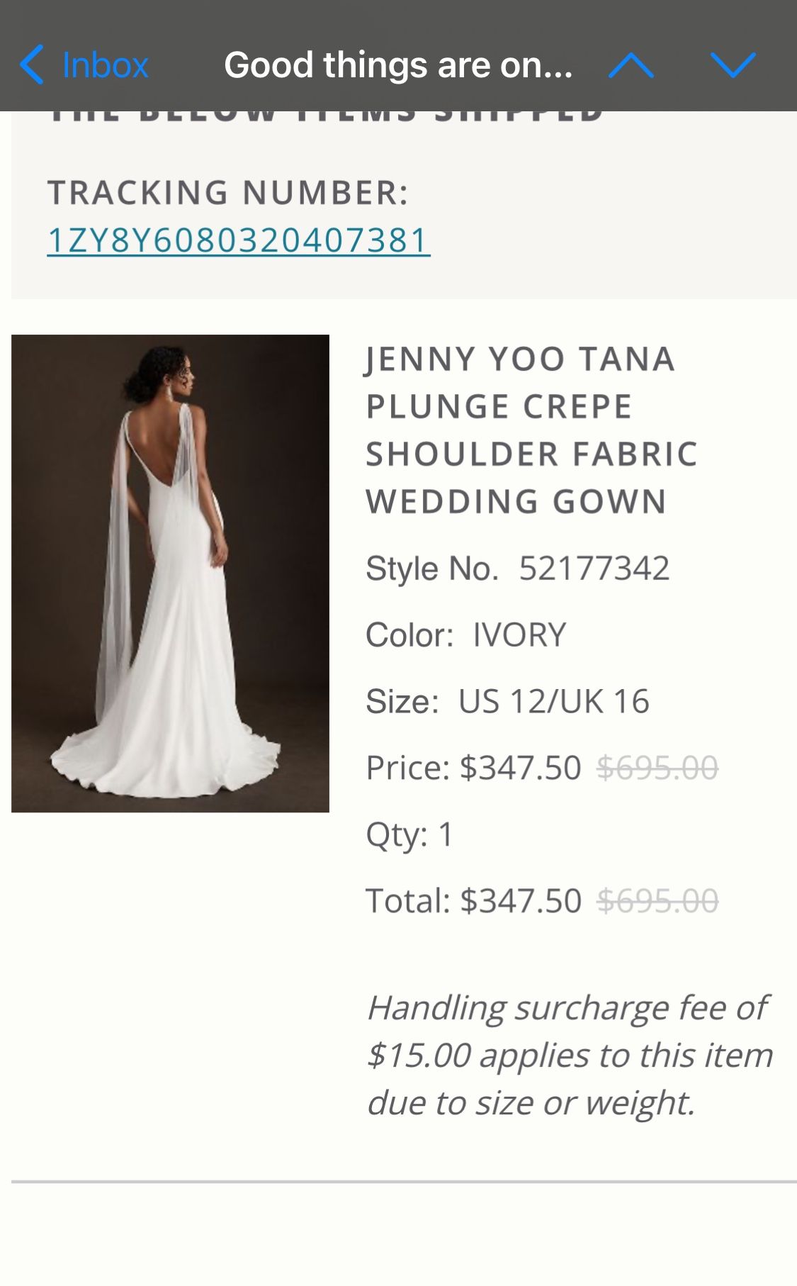 Jenny Yoo Wedding Dress