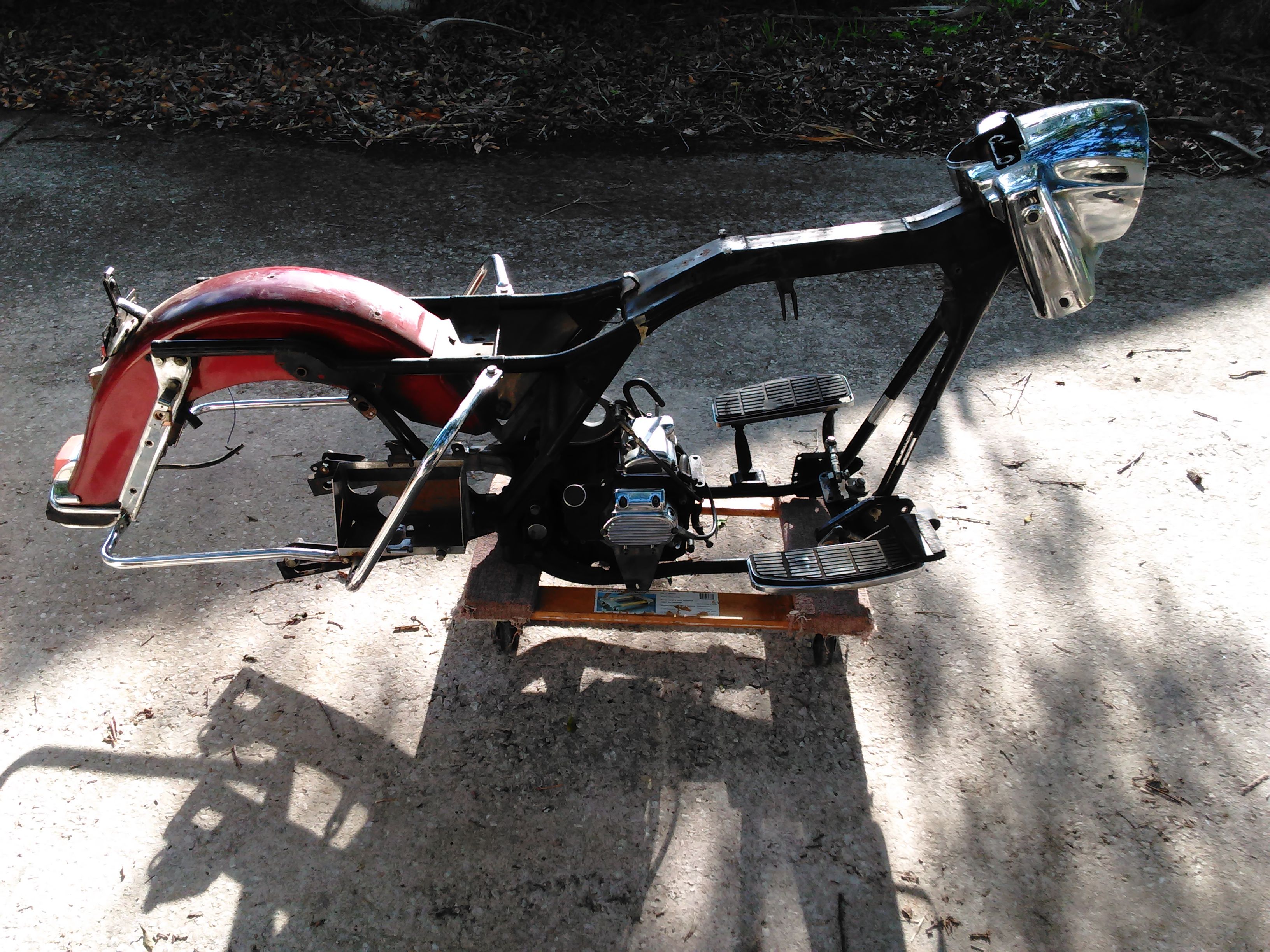 1980 Harley FLT Frame + Transmission