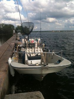 Boston Whaler Montauk 17 Full SS Railings -