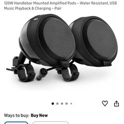 DS18 Speakers Water resistant 