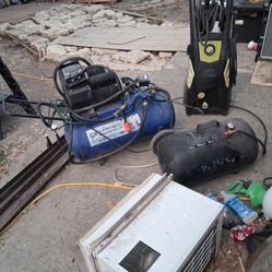 2 Air Compressor And Power Washers
