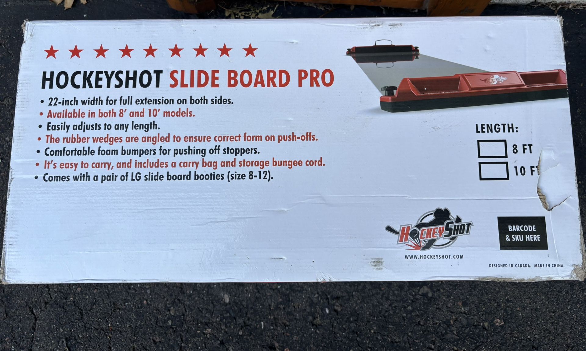 Hockey Shot Slide Board