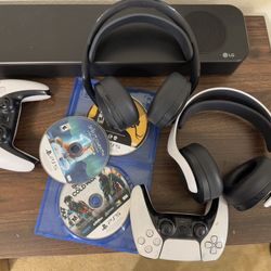 Ps5 Headphones (2 )(2)Controls And Games 