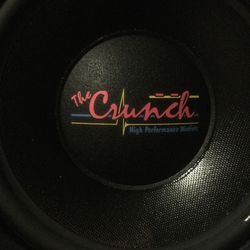 The Crunch High Performance Speakers