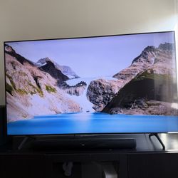 Samsung 55 Inch Tv With TCL Sound System (bar &bass) 