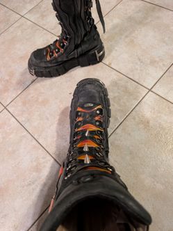New rock rave boots