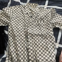 Vans Checkered Black And White Shirt