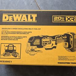 DEWALT
20V MAX XR Cordless Brushless 3-Speed Oscillating Multi Tool with (1) 20V 1.5Ah Battery and Charger