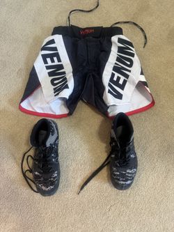 Wrestling Shorts and Shoes 