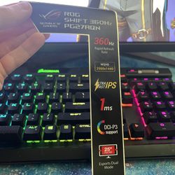 ROG Swift 27” 360HZ 2560x1440 Gaming Monitor