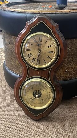 Bulova Wall Clock with Barometer
