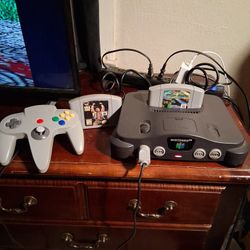 N64 with two games