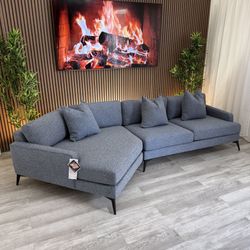 Sectional Couch Sofa Blue City Furniture 