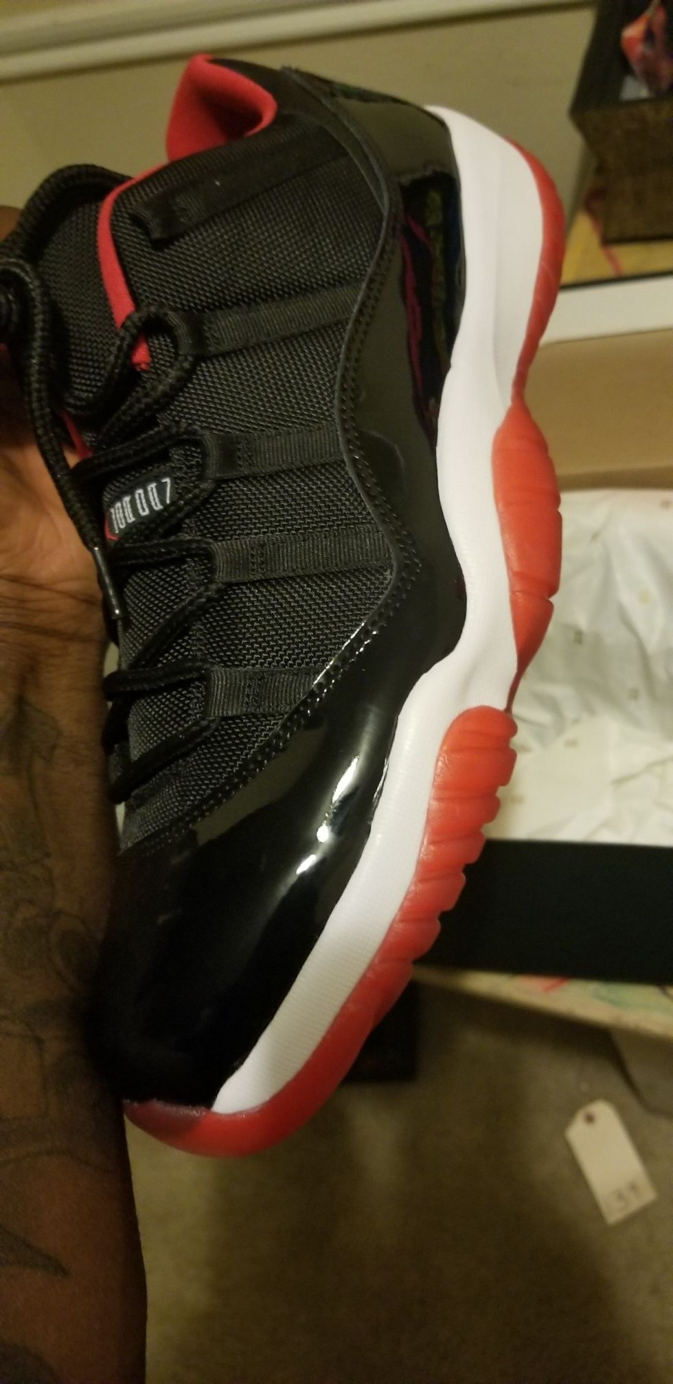 Air Jordan 11 Retro Low "Bred", size 13