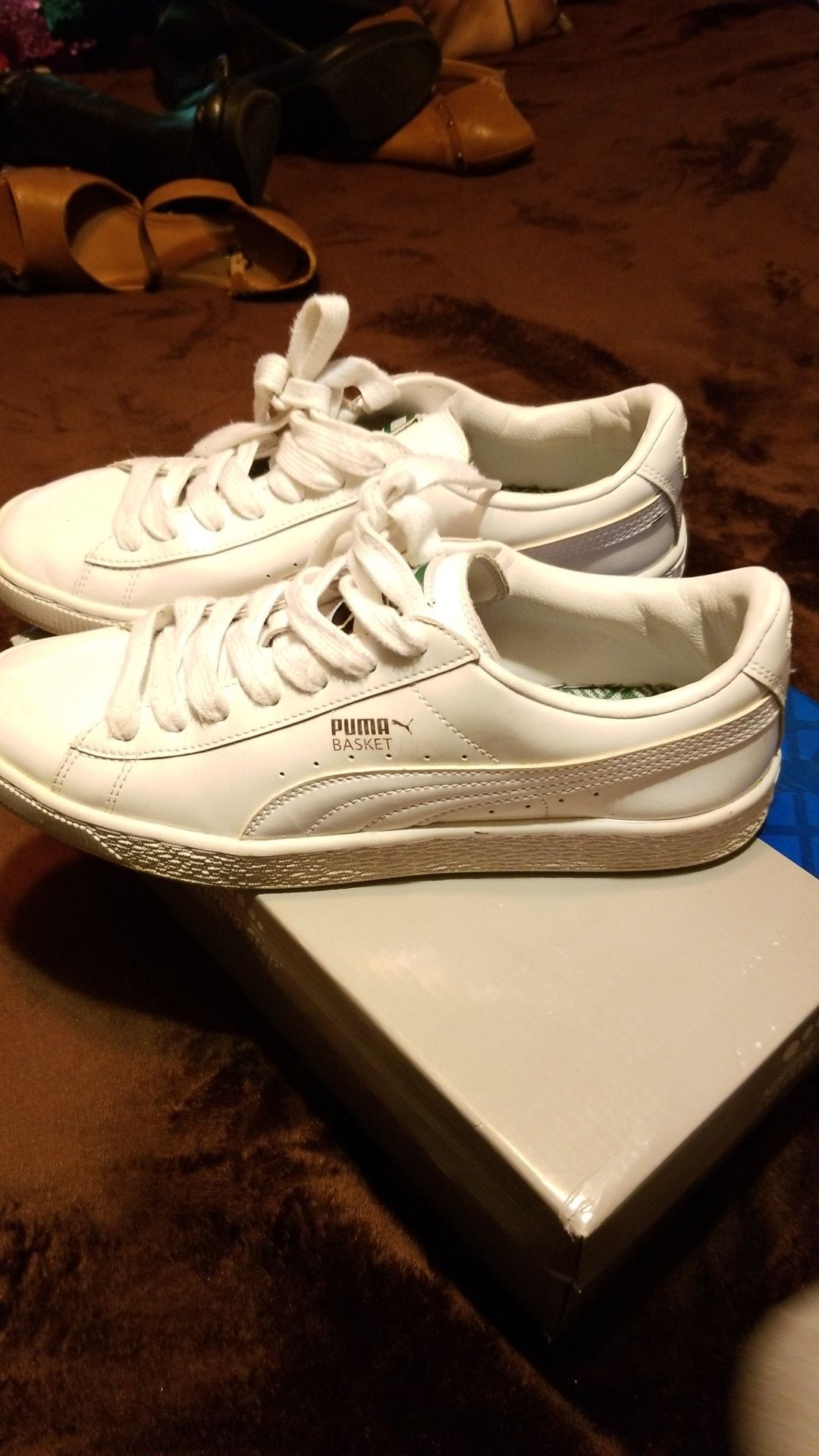 Leather Puma size 7.5 men