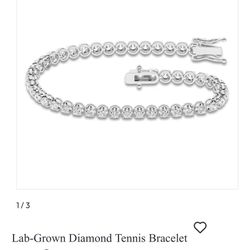 BRAND NEW DIAMOND TENNIS BRACELET LAB GROWN 