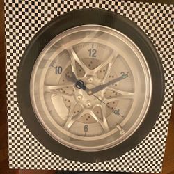 Tire Wall Rim Clock