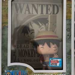 Funko Pop Luffy Wanted Poster 