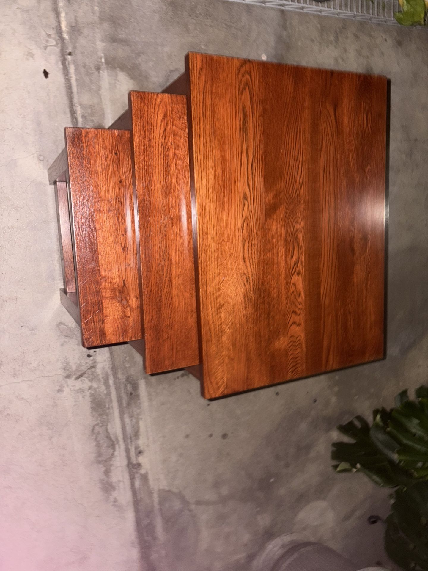 3 Stacking Tables. Solid Wood