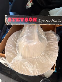 Stetson cowboy hat 7.5 4x beaver ranch tan