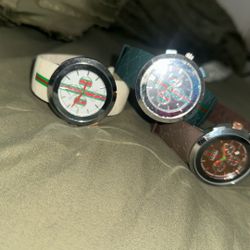 3 Gucci Watches Legit No Reps $400 For All $150 For One 