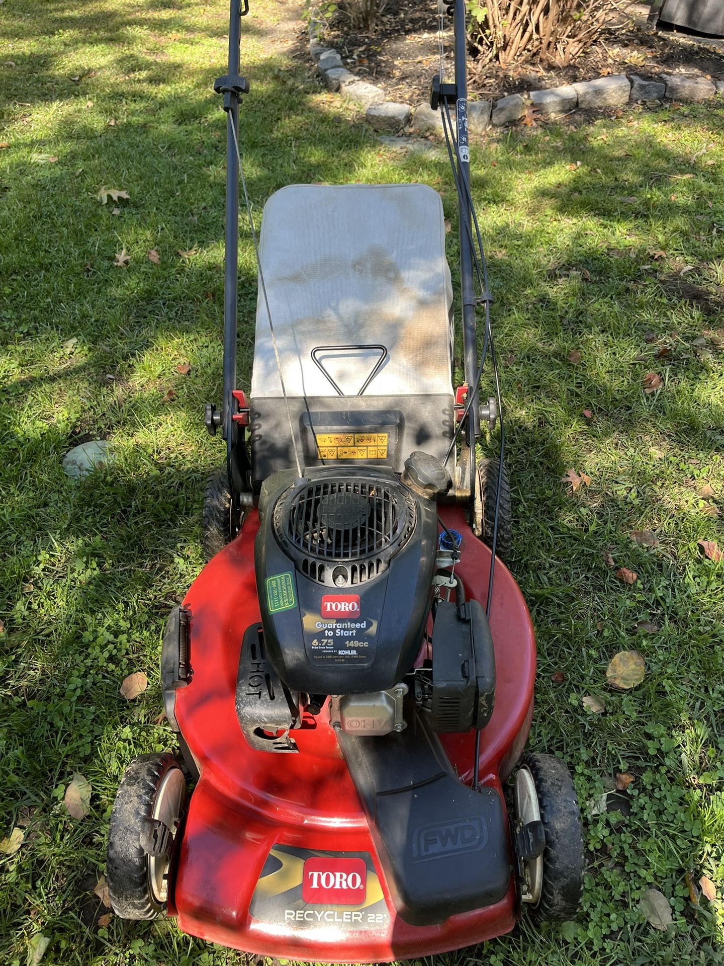 Toro Self Propelled Lawn mower