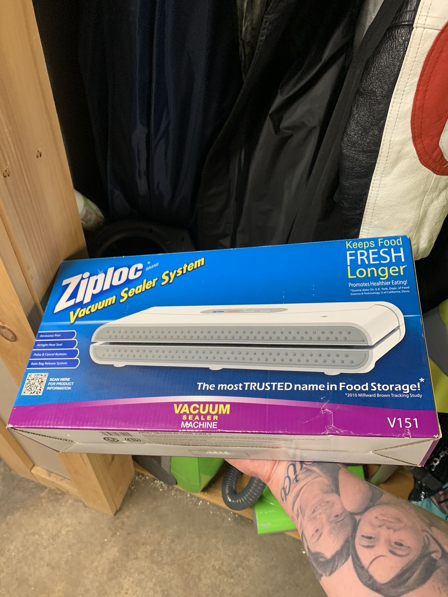 Ziplock vacuum seal machine