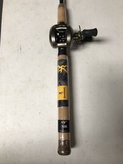 Browning Stalker Gold Baitcaster Fishing Rod & Reel combo for Sale in Santa  Fe, TX - OfferUp