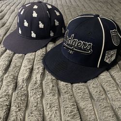 Dodgers Hats Cooperstown Collection Classic  7 1/8 