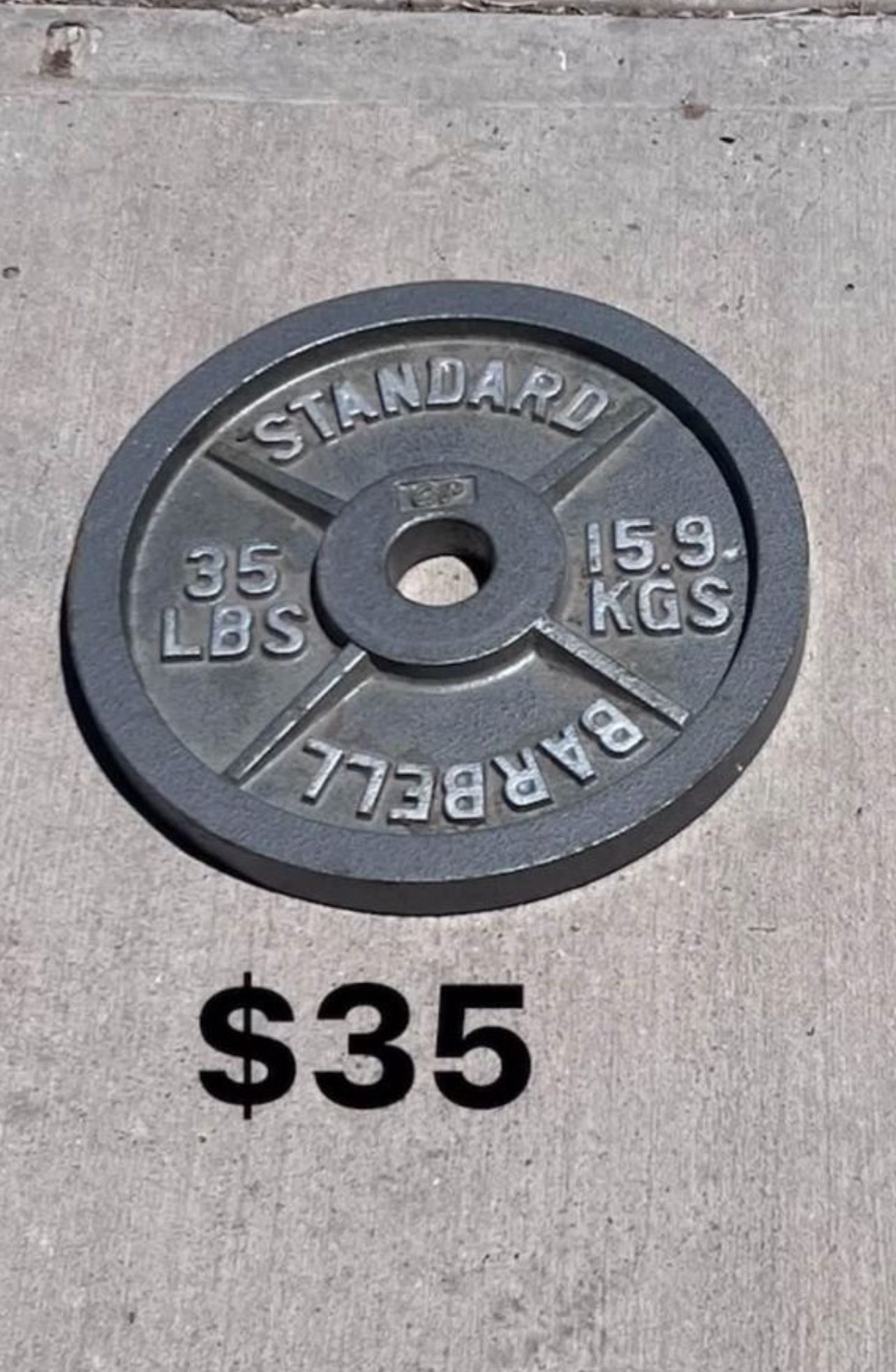  Olympic Barbell Plate 35 lb