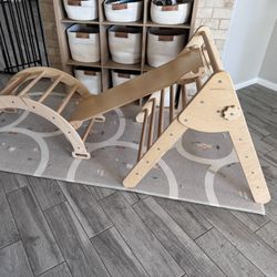 Wood Pikler Triangle Set