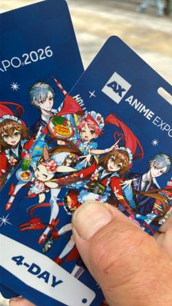 Anime expo 4 day badges