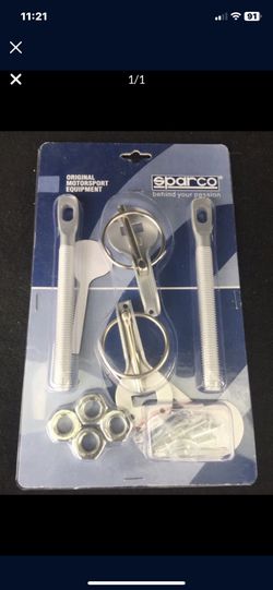 Sparco Hood Pins Carbon Fiber Hood