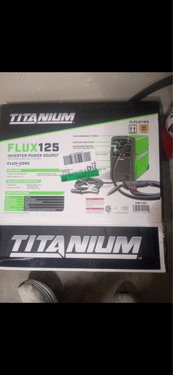 TITANIUM Easy-Flux 125 Amp Welder
