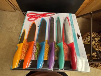 Household Trends Kitchen Knife Set with Sheaths