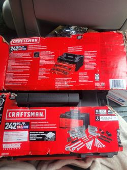 New 242 pc Craftsman tools/w box