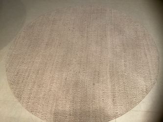 Round 6 Ft Jute Rug