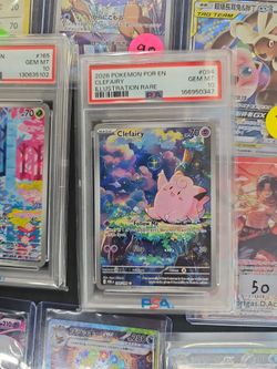 Pokemon clefairy illustration rare psa 10