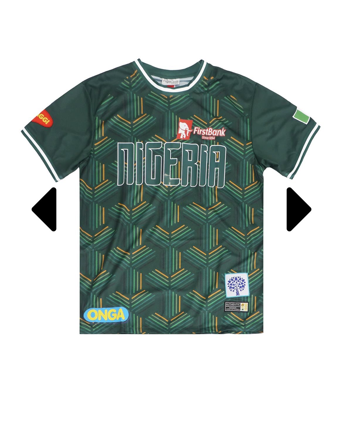 Headgear Classics Nigeria soccer/fútbol jersey
