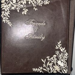 Leather picture book