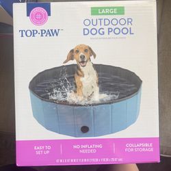 New Outdoor Dogs Pool Large No Inflating  Needed  