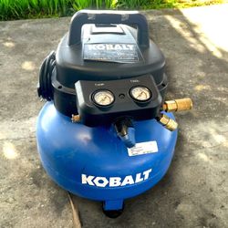 KOBALT  6.0 GAL 150 MAX PSI AIR COMPRESSOR.