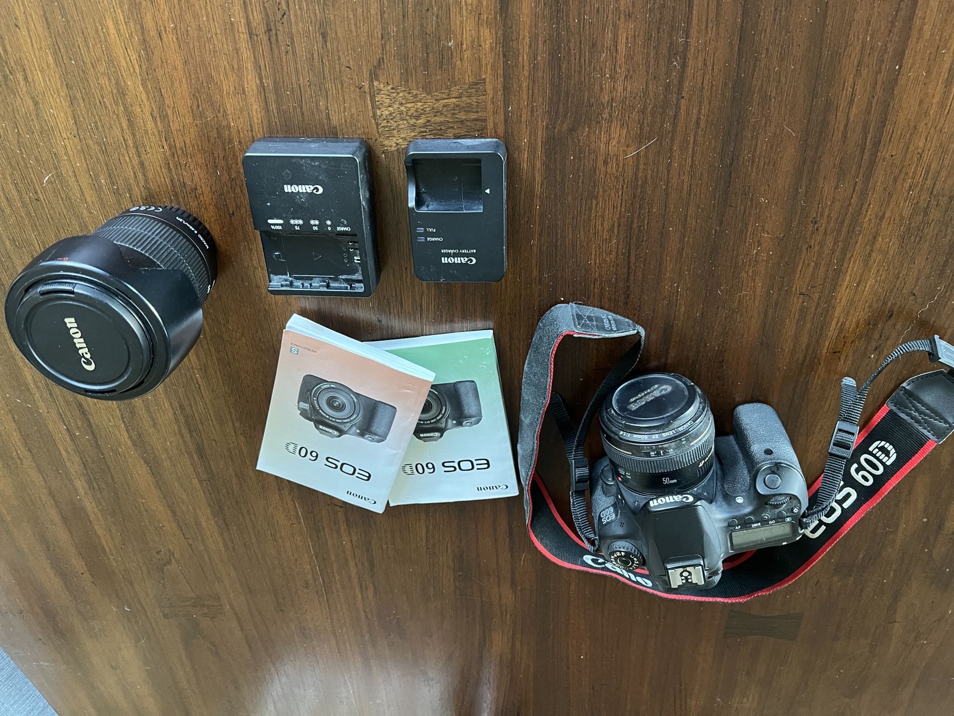 Canon 60D With (2) Great Lenses - 50mm 1/1:4 & 18-135mm EFS