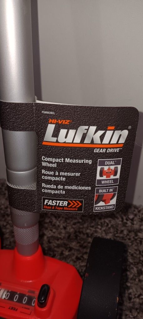 LUFKIN 4" DUAL WHEEL MEASURING WHEEL